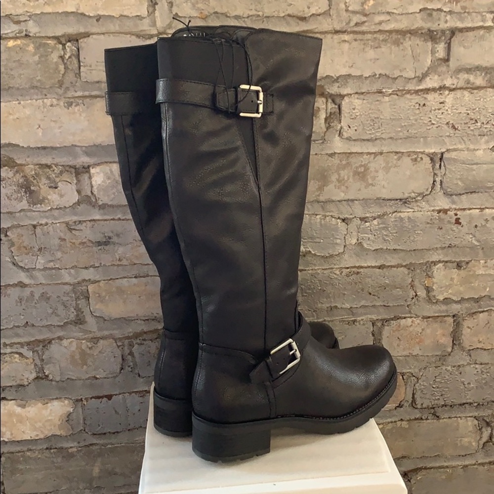 New Soul Naturalizer Tall Buckle Boot Black - Picture 4 of 8